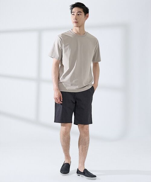 ABAHOUSE / アバハウス Tシャツ | 【SMART CLOSET】シルケット天竺 クルーネック 半袖Tシャツ / 接触 | 詳細7