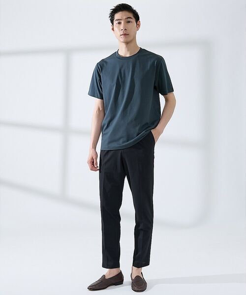 ABAHOUSE / アバハウス Tシャツ | 【SMART CLOSET】シルケット天竺 クルーネック 半袖Tシャツ / 接触 | 詳細10