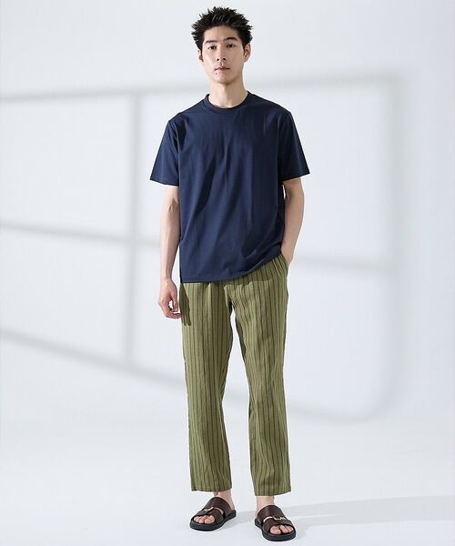 ABAHOUSE / アバハウス Tシャツ | 【SMART CLOSET】シルケット天竺 クルーネック 半袖Tシャツ / 接触 | 詳細13