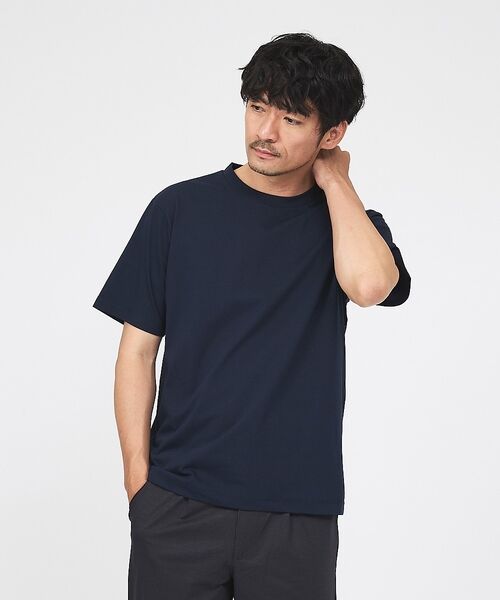 ABAHOUSE / アバハウス Tシャツ | 【SMART CLOSET】シルケット天竺 クルーネック 半袖Tシャツ / 接触 | 詳細25
