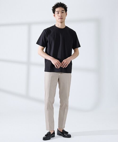 ABAHOUSE / アバハウス Tシャツ | 【SMART CLOSET】シルケット天竺 クルーネック 半袖Tシャツ / 接触 | 詳細15