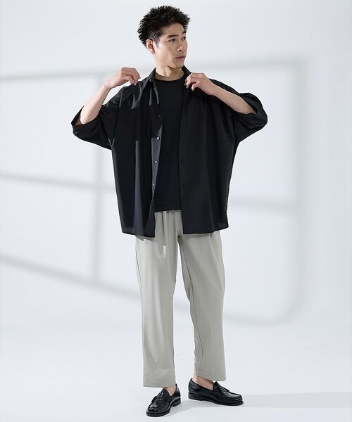 ABAHOUSE / アバハウス Tシャツ | 【SMART CLOSET】シルケット天竺 クルーネック 半袖Tシャツ / 接触 | 詳細23