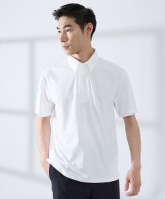 ABAHOUSE / アバハウス ポロシャツ | 【SMART CLOSET】シルケット天竺 ボタンダウン半袖ポロシャツ / 接触