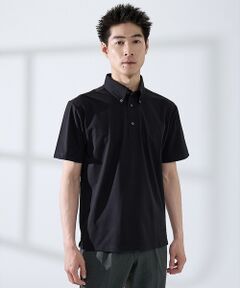 ABAHOUSE / アバハウス ポロシャツ | 【SMART CLOSET】シルケット天竺 ボタンダウン半袖ポロシャツ / 接触
