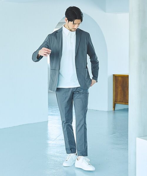 ABAHOUSE / アバハウス ポロシャツ | 【SMART CLOSET】シルケット天竺 ボタンダウン半袖ポロシャツ / 接触 | 詳細14