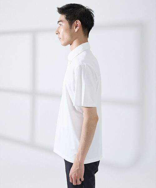 ABAHOUSE / アバハウス ポロシャツ | 【SMART CLOSET】シルケット天竺 ボタンダウン半袖ポロシャツ / 接触 | 詳細3