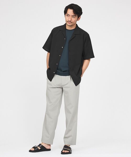 ABAHOUSE / アバハウス Tシャツ | 【SMART CLOSET】シルケット天竺 ワイドリブ Tシャツ / 接触冷感 | 詳細21