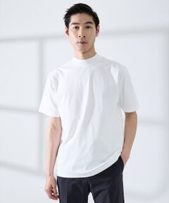 ABAHOUSE / アバハウス Tシャツ | 【SMART CLOSET/WEB限定】シルケット天竺 モックネック Tシャツ
