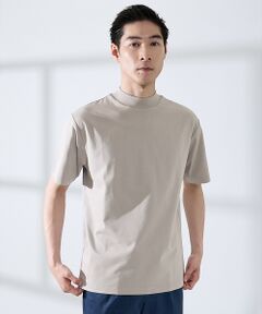 ABAHOUSE / アバハウス Tシャツ | 【SMART CLOSET/WEB限定】シルケット天竺 モックネック Tシャツ