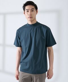 ABAHOUSE / アバハウス Tシャツ | 【SMART CLOSET/WEB限定】シルケット天竺 モックネック Tシャツ