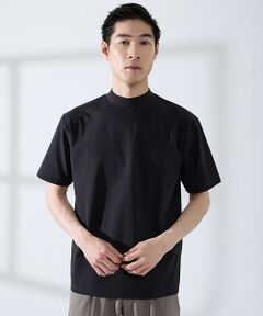 ABAHOUSE / アバハウス Tシャツ | 【SMART CLOSET/WEB限定】シルケット天竺 モックネック Tシャツ