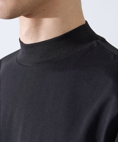 ABAHOUSE / アバハウス Tシャツ | 【SMART CLOSET/WEB限定】シルケット天竺 モックネック Tシャツ | 詳細27