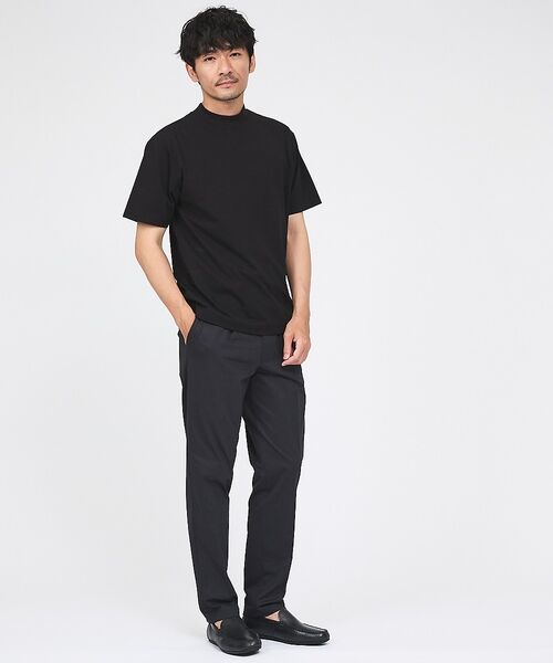ABAHOUSE / アバハウス Tシャツ | 【SMART CLOSET/WEB限定】シルケット天竺 モックネック Tシャツ | 詳細21