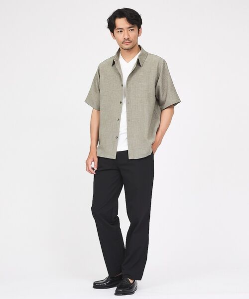 ABAHOUSE / アバハウス Tシャツ | 【SMART CLOSET/WEB限定】シルケット天竺 Vネック 半袖Tシャツ | 詳細10