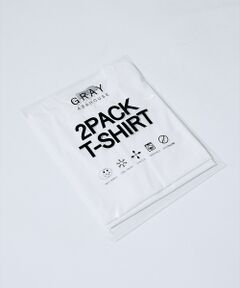 ABAHOUSE / アバハウス Tシャツ | 【SMART CLOSET/2枚セット】接触冷感 シルケット天竺 クルーネック