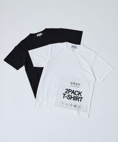 ABAHOUSE / アバハウス Tシャツ | 【SMART CLOSET/2枚セット】接触冷感 シルケット天竺 クルーネック