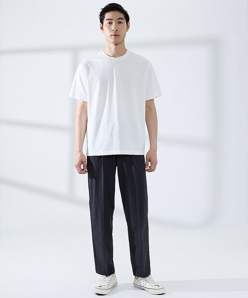 ABAHOUSE / アバハウス Tシャツ | 【SMART CLOSET/2枚セット】接触冷感 シルケット天竺 クルーネック | 詳細5