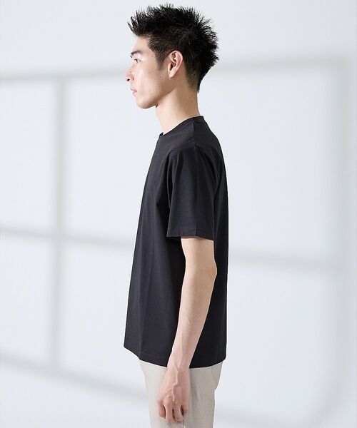 ABAHOUSE / アバハウス Tシャツ | 【SMART CLOSET/2枚セット】接触冷感 シルケット天竺 クルーネック | 詳細10