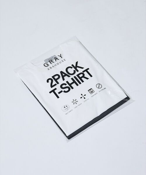 ABAHOUSE / アバハウス Tシャツ | 【SMART CLOSET/2枚セット】接触冷感 シルケット天竺 クルーネック | 詳細16