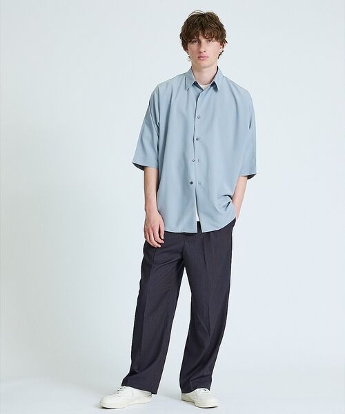 ABAHOUSE / アバハウス シャツ・ブラウス | ドルマン ハーフスリーブシャツ | 詳細11