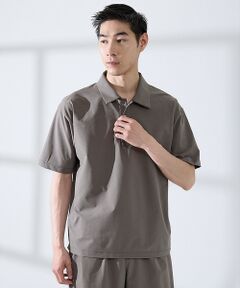 ABAHOUSE / アバハウス ポロシャツ | 【セットアップ対応】360°ストレッチ リップストップ リラックス ポロシャツ/