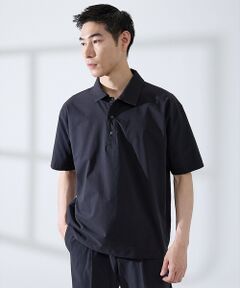 ABAHOUSE / アバハウス ポロシャツ | 【セットアップ対応】360°ストレッチ リップストップ リラックス ポロシャツ/