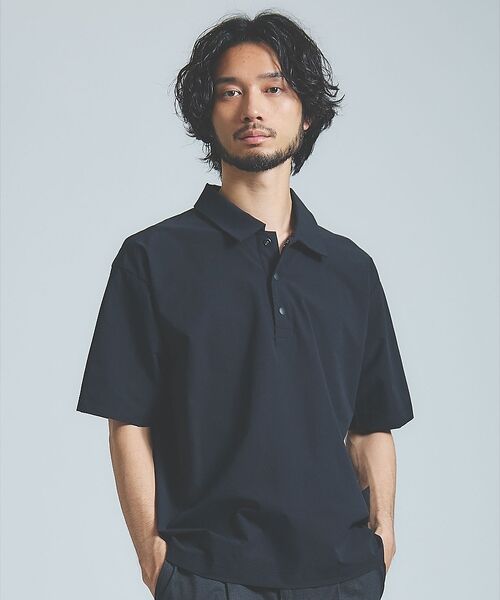ABAHOUSE / アバハウス ポロシャツ | 【セットアップ対応】360°ストレッチ リップストップ リラックス ポロシャツ/ | 詳細18