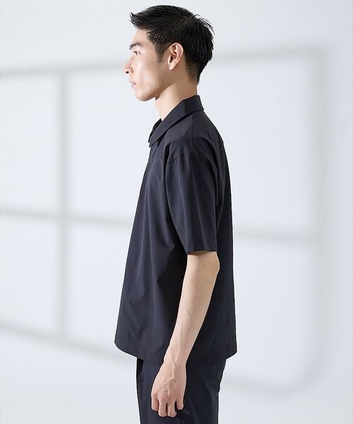 ABAHOUSE / アバハウス ポロシャツ | 【セットアップ対応】360°ストレッチ リップストップ リラックス ポロシャツ/ | 詳細8