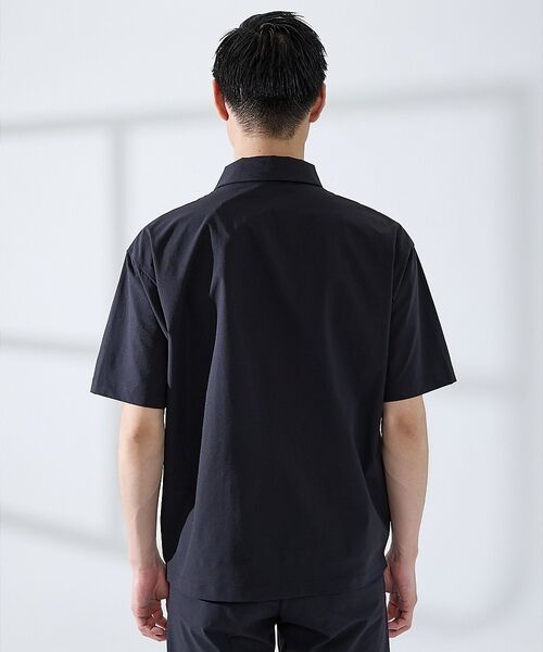 ABAHOUSE / アバハウス ポロシャツ | 【セットアップ対応】360°ストレッチ リップストップ リラックス ポロシャツ/ | 詳細9