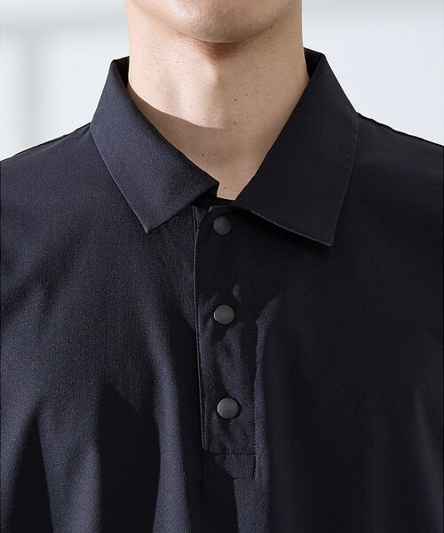 ABAHOUSE / アバハウス ポロシャツ | 【セットアップ対応】360°ストレッチ リップストップ リラックス ポロシャツ/ | 詳細11