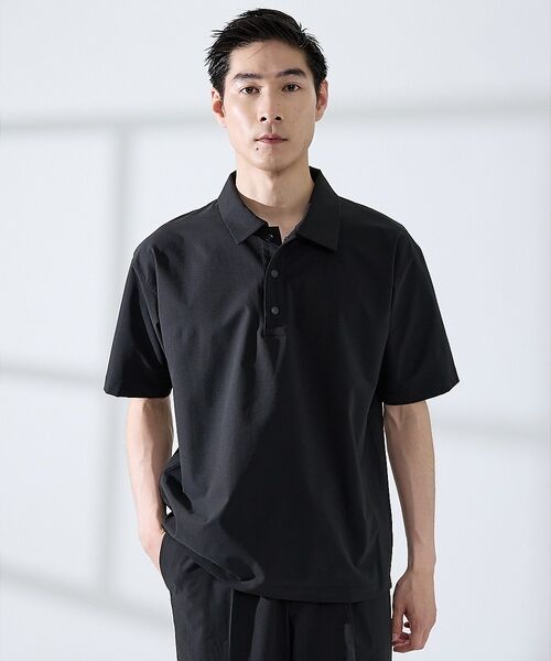 ABAHOUSE / アバハウス ポロシャツ | 【セットアップ対応】360°ストレッチ リップストップ リラックス ポロシャツ/ | 詳細18