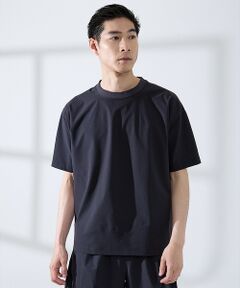ABAHOUSE / アバハウス Tシャツ | 【セットアップ対応】360°ストレッチ リップストップ リラックス Tシャツ/