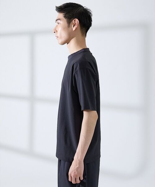 ABAHOUSE / アバハウス Tシャツ | 【セットアップ対応】360°ストレッチ リップストップ リラックス Tシャツ/ | 詳細5