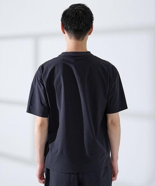 ABAHOUSE / アバハウス Tシャツ | 【セットアップ対応】360°ストレッチ リップストップ リラックス Tシャツ/ | 詳細6