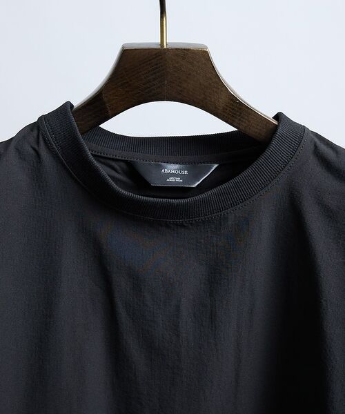 ABAHOUSE / アバハウス Tシャツ | 【セットアップ対応】360°ストレッチ リップストップ リラックス Tシャツ/ | 詳細16