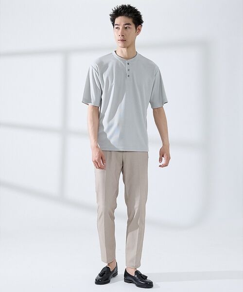 ABAHOUSE / アバハウス Tシャツ | サカリバ レイヤード ヘンリーネック Tシャツ | 詳細6