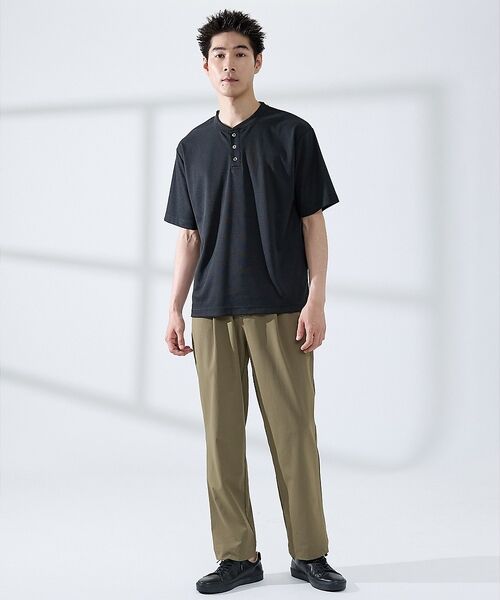 ABAHOUSE / アバハウス Tシャツ | サカリバ レイヤード ヘンリーネック Tシャツ | 詳細10