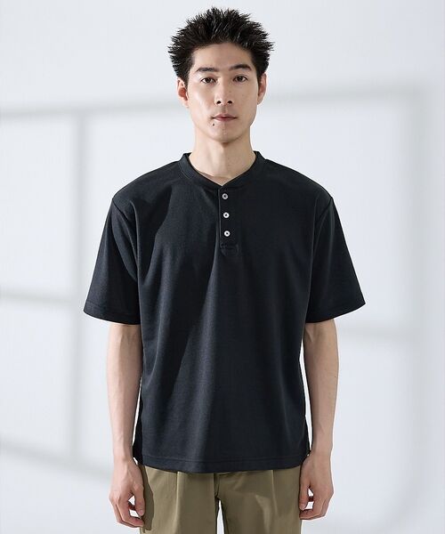 ABAHOUSE / アバハウス Tシャツ | サカリバ レイヤード ヘンリーネック Tシャツ | 詳細11
