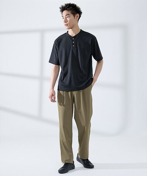 ABAHOUSE / アバハウス Tシャツ | サカリバ レイヤード ヘンリーネック Tシャツ | 詳細18