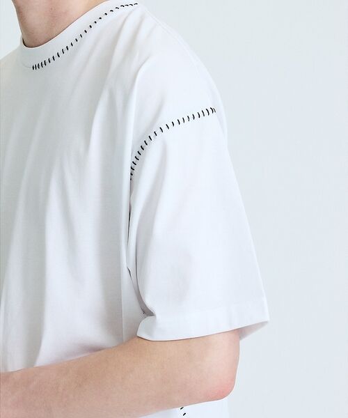 ABAHOUSE / アバハウス Tシャツ | ハンドステッチ 半袖Tシャツ | 詳細6