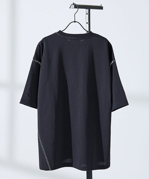 ABAHOUSE / アバハウス Tシャツ | ハンドステッチ 半袖Tシャツ | 詳細9