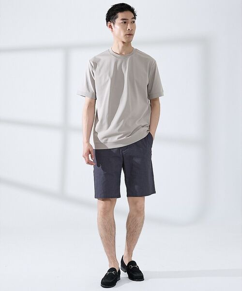 ABAHOUSE / アバハウス ショート・ハーフ・半端丈パンツ | 【セットアップ対応】COOL DRY TOUCH イージー ショートパンツ /接 | 詳細14