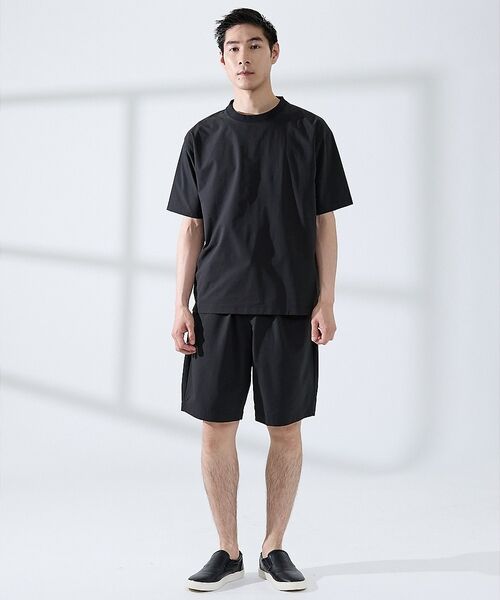 ABAHOUSE / アバハウス ショート・ハーフ・半端丈パンツ | 【セットアップ対応】360°ストレッチ リップストップ リラックス ショートパン | 詳細21
