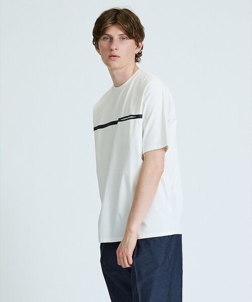 ABAHOUSE / アバハウス Tシャツ | ストレッチポンチ フロントデザイン ポケットTシャツ【予約】 | 詳細2