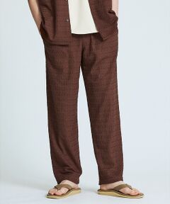 ABAHOUSE / アバハウス パンツ | 【セットアップ対応】ジオメトリックジャカード リラックスパンツ / イージーパン