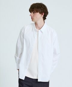 ABAHOUSE / アバハウス シャツ・ブラウス | 【JAMES FABRIC】サイドガゼット レギュラーカラーシャツ / オーバー