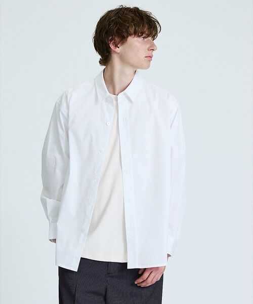 ABAHOUSE / アバハウス シャツ・ブラウス | 【JAMES FABRIC】サイドガゼット レギュラーカラーシャツ / オーバー | 詳細13