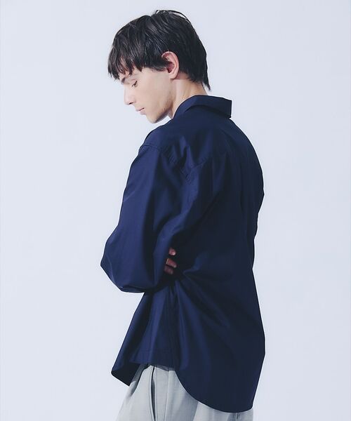 ABAHOUSE / アバハウス シャツ・ブラウス | 【JAMES FABRIC】サイドガゼット レギュラーカラーシャツ / オーバー | 詳細27