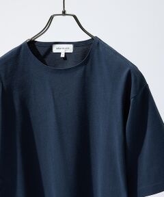 ABAHOUSE / アバハウス Tシャツ | 圧着 シームレスTシャツ / リラックスフィット