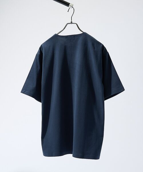 ABAHOUSE / アバハウス Tシャツ | 圧着 シームレスTシャツ / リラックスフィット | 詳細8